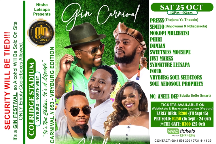 053 Vryburg Edition - 2nd Annual Gin Carnival